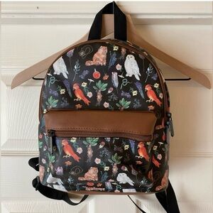 Harry Potter mini backpack Hedwig Fawkes Crookshanks magical herbs bag NWT